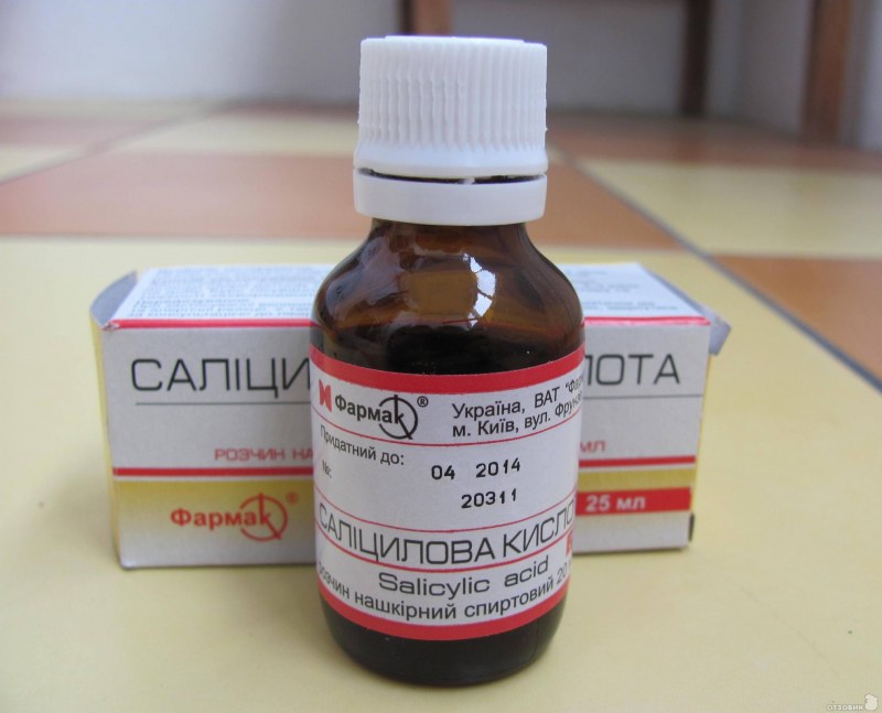 Салициловая кислота для лечения кожных заболеваний